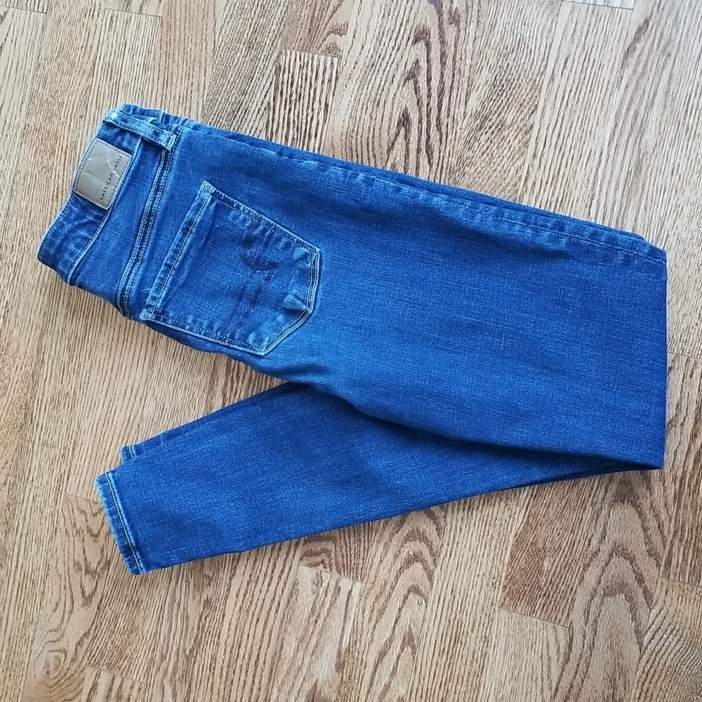 (4) American Eagle Super High Rise Ne(x)t Level Stretch Jegging Comfort Denim